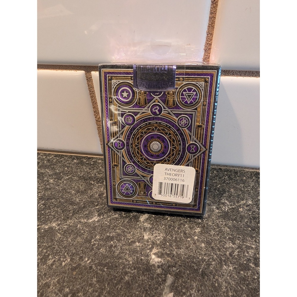 Marvel Avengers Infinity Saga‎ Purple Edition Playing Cards Theory11 New Sealed
